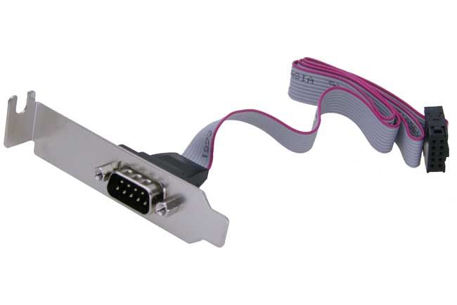 Adapter 1-Port Low Profile DB9 Serial Bracket To 10-Pin Motherboard ...