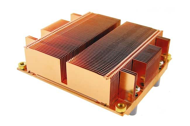 Supermicro SNK-P0018 Copper CPU Heat-Sink/Kühler Socket/Sockel 771 2U