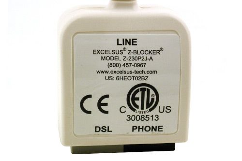 Excelsus Z-BLOCKER Z-230P2J-A Single-line DSL Filter – Wholesale ...